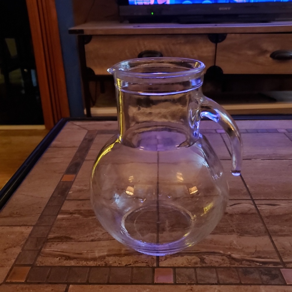 Glass pitcher